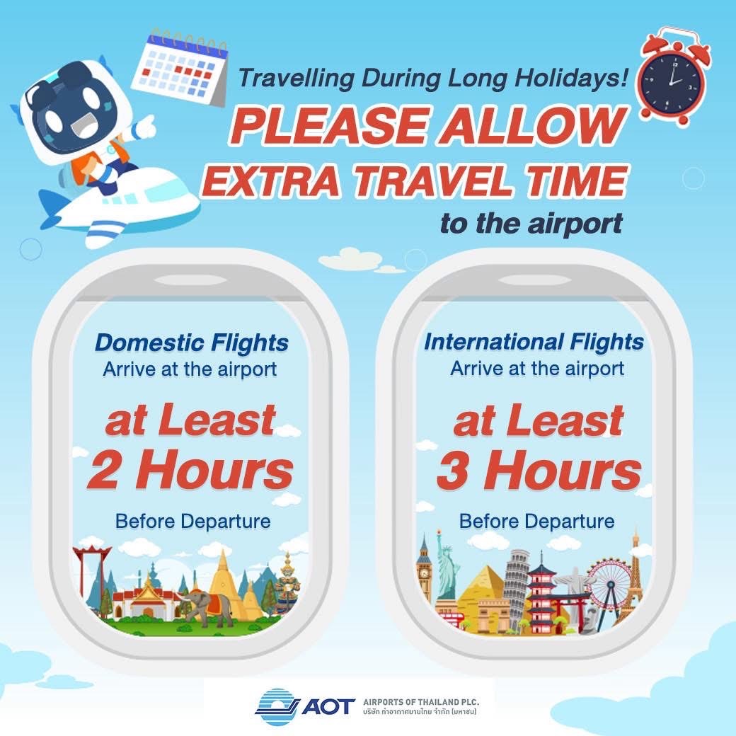 Travel Smart! Please Allow Extra Travel Time to the Airport During Long